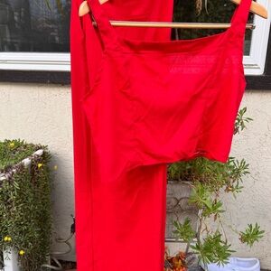 Vibrant Red Two-Piece Set 3XL